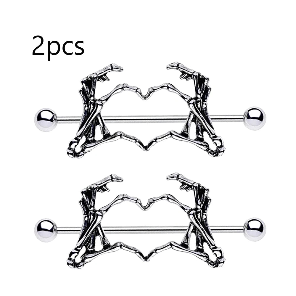 10 Style 14G Nipple Rings Nipplering for Women Straight Tongue Rings Barbell Nipple Rings Piercing Jewelry Good Vibrations Adult Super Store