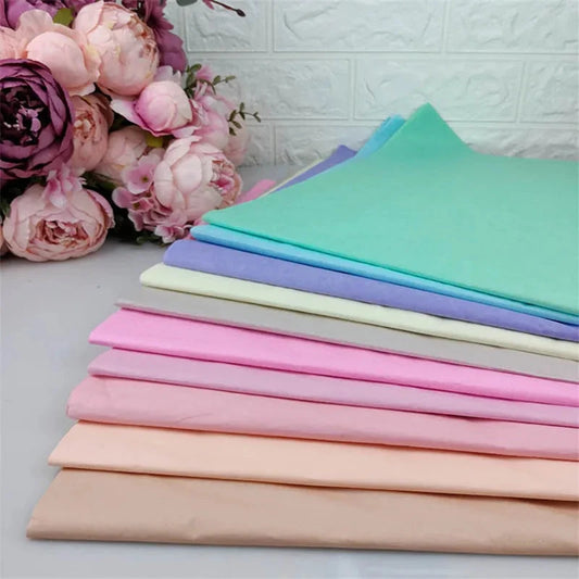 10 Pieces 50*66 Cm Tissue Paper DIY Handmade Craft Paper Flowers Gift Packing Wedding Festive Party Home Decoration Supplies Good Vibrations
