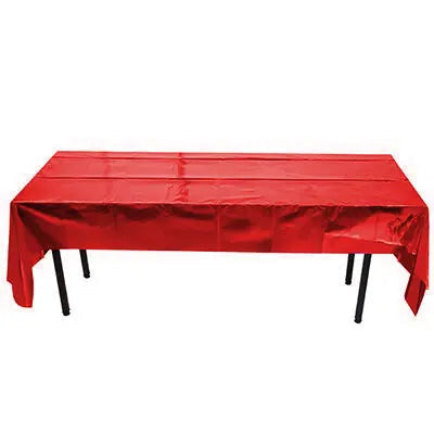 Disposable Party Glitter Table Cloth Birthday Rectangular Tablecloth Wedding Birthday Table Cloth Rectangular PVC Waterproof Good Vibrations