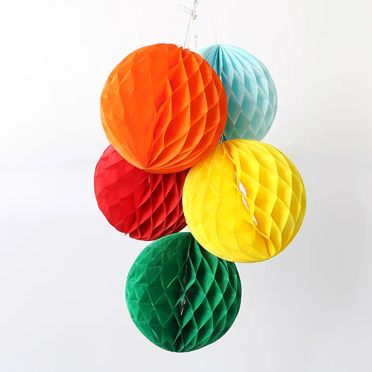 10cm 15cm 20cm 25cm 30cm Decorative Round Tissue Paper Honeycomb Balls Wedding Decoraions Birthday Party Baby Shower Supplies1pc Good Vibrations