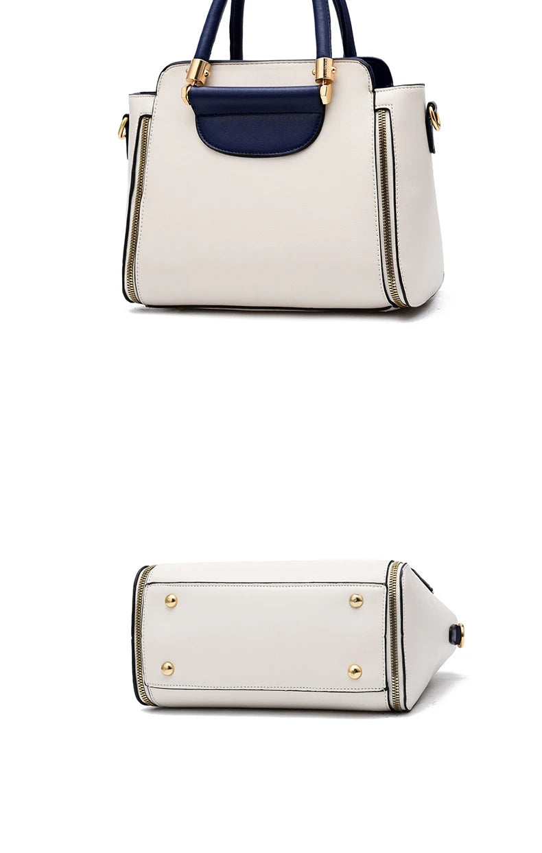 Women's bag 2025 new fashion women's bags hit color hand-held  bag Europeand the United States all-match shoulder messenger bag Good Vibrations