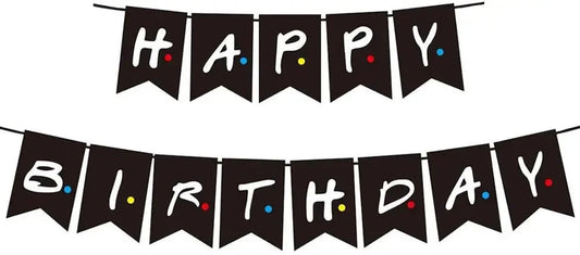 Friends TV show happy birthday party paper banner friend theme party suitable for friends birthday party decoration Good Vibrations