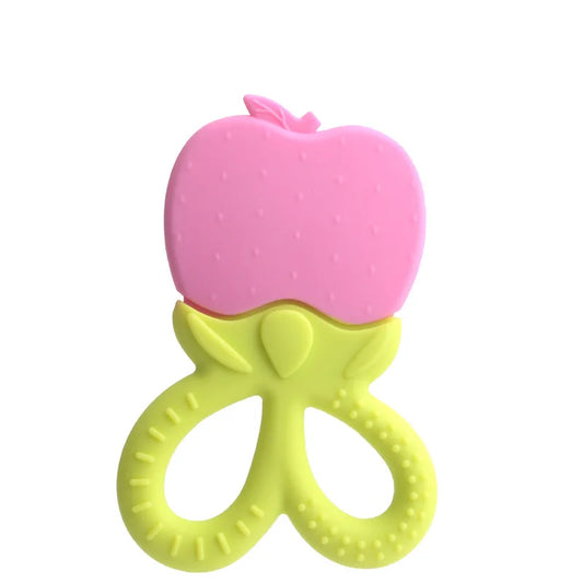 Bpa Free Fruit Scissors Shaped Baby Silicone Chew Toys Good Vibrations