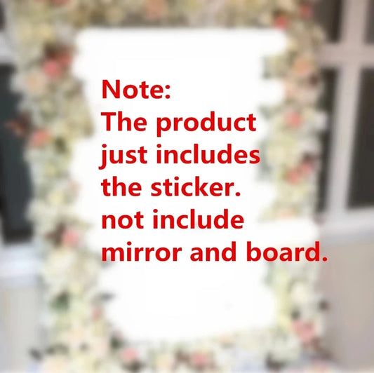 Welcome To Our Wedding Sign Islamic Welcome Wedding Stickers Personalized Arabic Wedding Mirror Sticker Custom Name Wedding Sign Good Vibrations