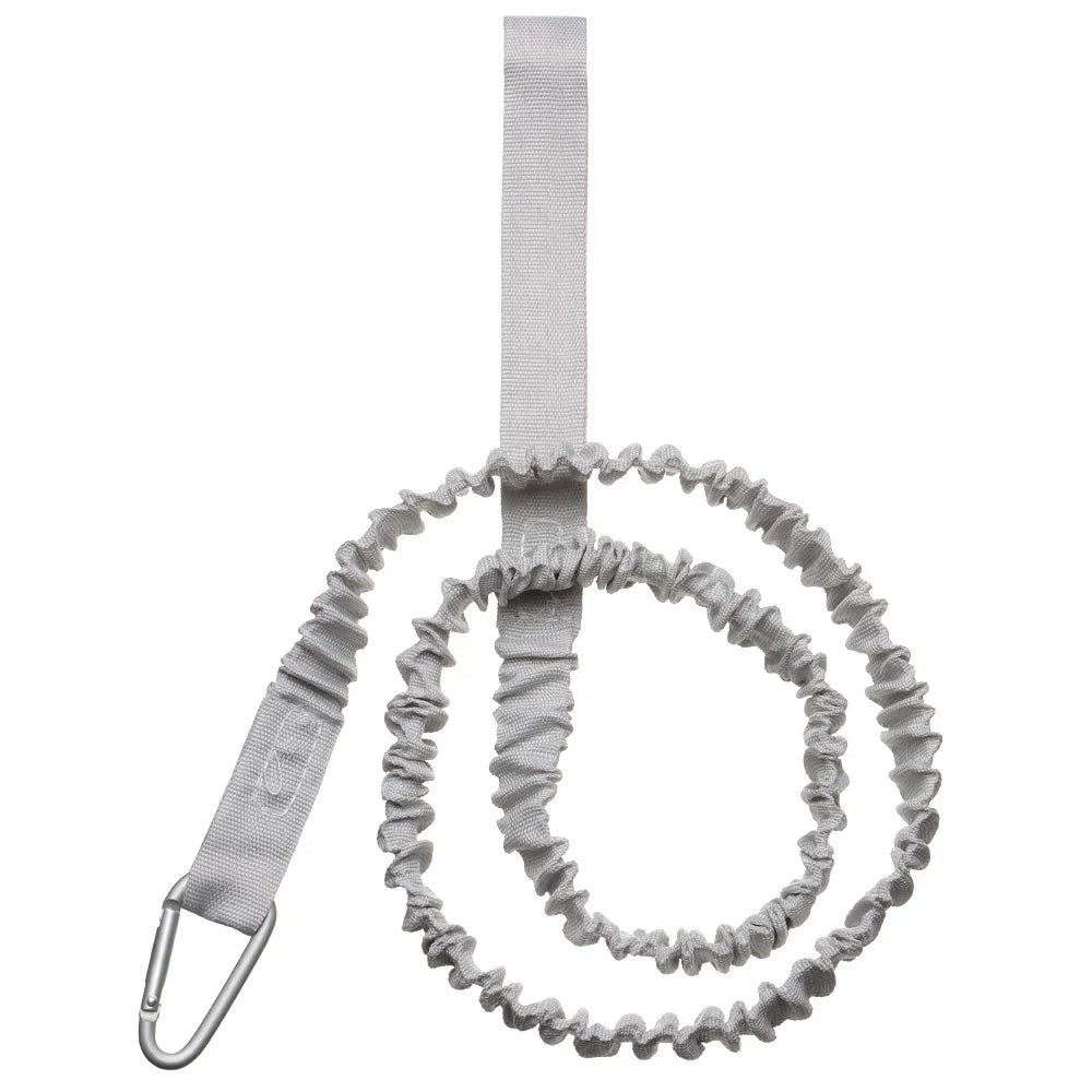 Paddle Leash Kayak Rod Lanyard Surfboard Ankle Leash Safety Carabiner Elastic Adjustable Paddle Board Rope Fishing Rod Holder Good Vibrations