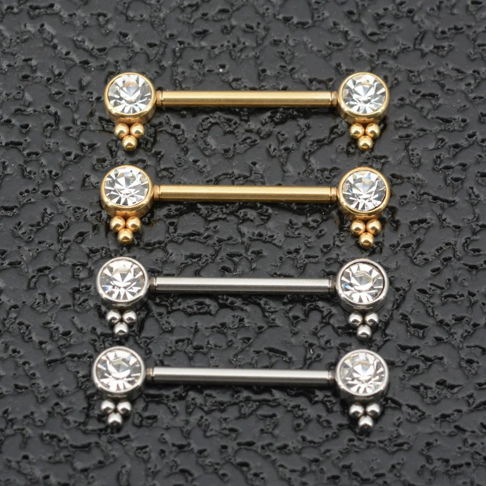 1 Pair 16G 1.2x14mm Plug-in Stainless Steel Barbell Piercing Sexy Women Nipple Piercing Jewelry Unthreaded Nipple Rings No Screw Good Vibrations Adult Super Store