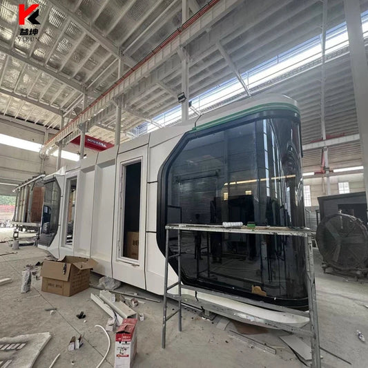 Prefab Vessel House Flat Pack Mobile Capsule Houses Ready Made House Home Steel Structure Homestay Detachable Space Capsule Good Vibrations