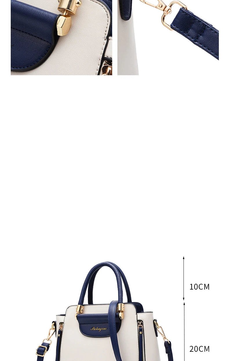Women's bag 2025 new fashion women's bags hit color hand-held  bag Europeand the United States all-match shoulder messenger bag Good Vibrations
