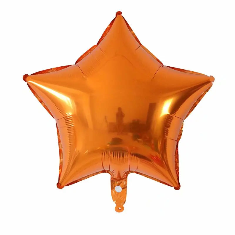 10pcs/lot 18inch Baby Shower Star Foil Balloon Wedding Anniversary Children's Birthday Party Decor Kids Balloons Helium Globos Good Vibrations