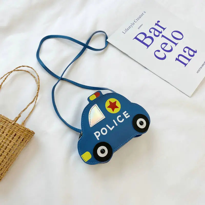 Cute Children's Crossbody Bags Cartoon Car Coin Purse for Kids Baby Mini Shoulder Messenger Bag Boys Girls Accessories Handbags Good Vibrations
