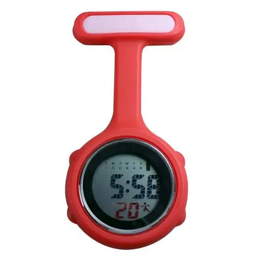 Nurse Pockets Watch Fashion Women's Digital Display Dial Fob Brooch Pin Hang Electric Watch New Fob Watches reloj de bolsillo Good Vibrations