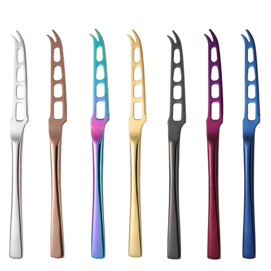 Food Grade Kitchen Gadgets Stainless Steel High Hardness Cheese Butter Knife Pizza Cutter Slicer Spatula Cheese Tools Good Vibrations