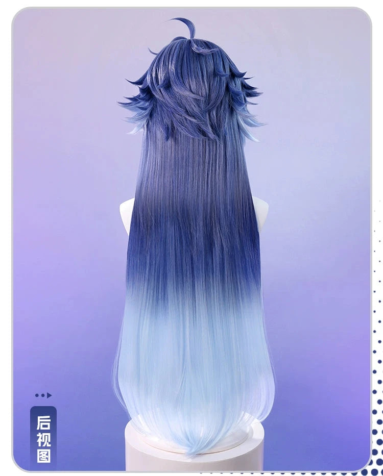 Genshin Impact Flins Cosplay Wig Kyryll Chudomirovich Flins Cosplay Wig Long Hair For Hallowmas Party Game Adult Women Men Prop Good Vibrations