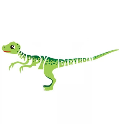 Kids Birthday Party Decoration Dovetail Birthday Pulling Banner Happy Birthday Letter Banner Fishtail Flag Good Vibrations