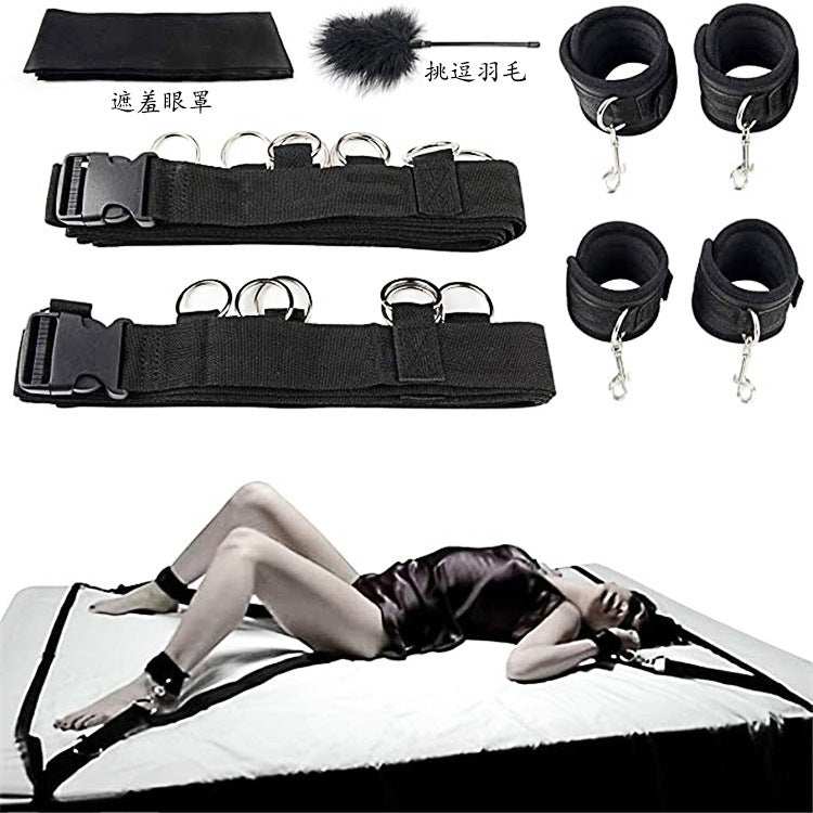 Sex Toy BDSM Kits Plush Sex Bondage Set Handcuffs Sex Games Whip Gag Nipple Clamps Sex Toys For Couples Exotic Accessories +18 GOOD Vibrations