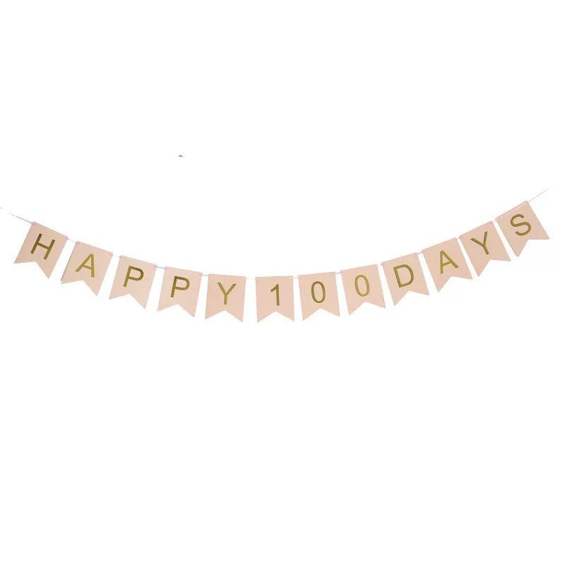 Kids Birthday Party Decoration Dovetail Birthday Pulling Banner Happy Birthday Letter Banner Fishtail Flag Good Vibrations