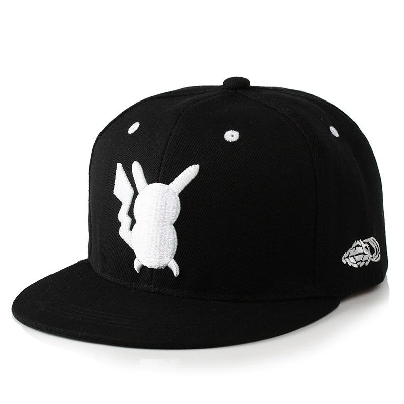 Sun Hat Men's Summer Street Dance Hip-Hop Flat Brim Hat Good Vibrations