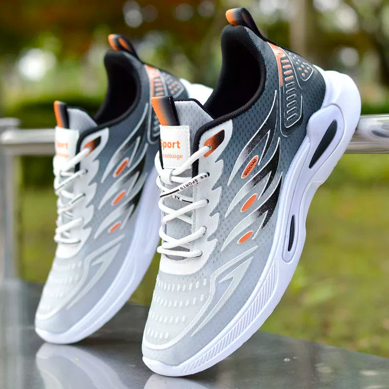 Internet Celebrity Fall Ice Silk Leisure Student Men's Breathable Shoes Good Vibrations
