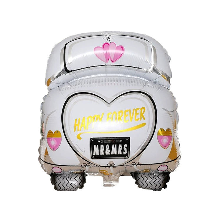 Wedding Decoration Cartoon Bridegroom Bride Aluminum Balloon Confession Confession Wedding Room Layout Valentine's Day Decoration Balloon Good Vibrations