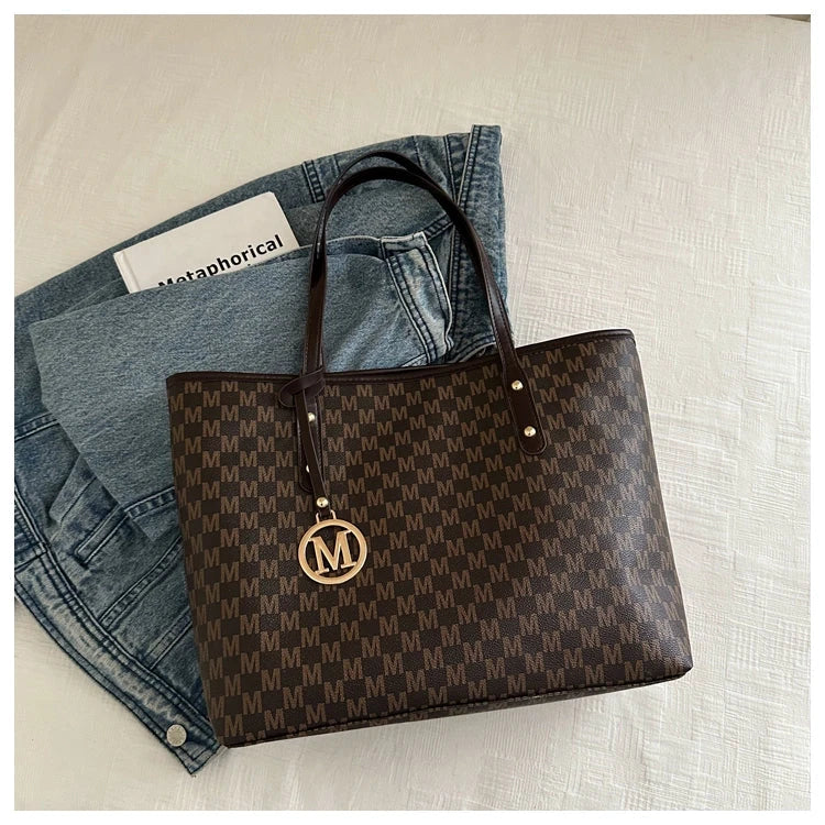 Fancy Underarm Bag Female 2024 New Trendy Women's Bags Shoulder Bag Large Capacity Commuter's All-Matching Hand Carrying Tote Bag Good Vibrations