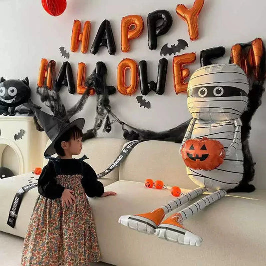 Halloween Headband Spider Web Pumpkin Skull Head Charm Good Vibrations