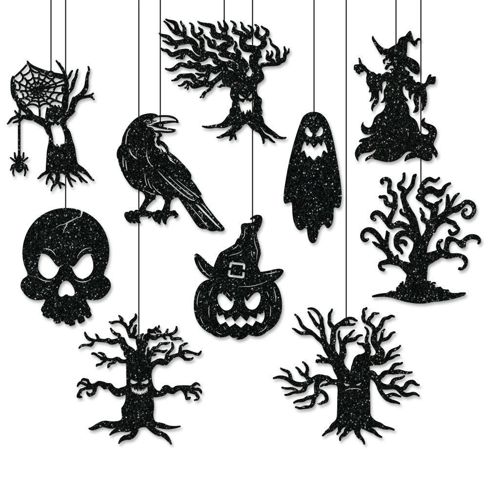 Halloween Headband Spider Web Pumpkin Skull Head Charm Good Vibrations