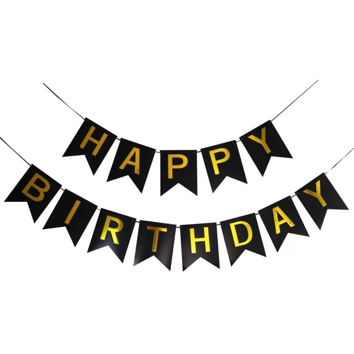 Kids Birthday Party Decoration Dovetail Birthday Pulling Banner Happy Birthday Letter Banner Fishtail Flag Good Vibrations