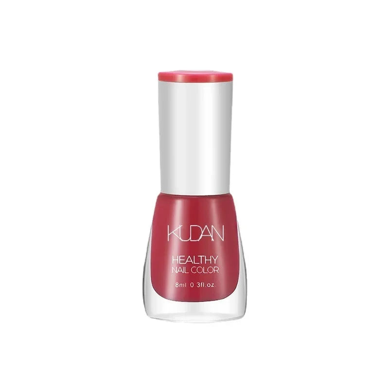 Nail Polish Without Baking Lamp White Fine Glitter Non-baking Non-peel Transparent Shiny Oil Base Coat Nude Nail Polish Good Vibrations