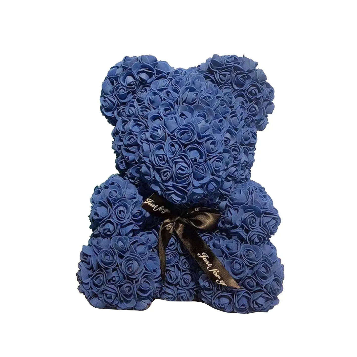 Rose Bear NEW Valentines Day Gifts 25cm Flower Bears Artificial Floral Decorations Mother' DAY Gift For Girlfriend Festival And Good Vibrations