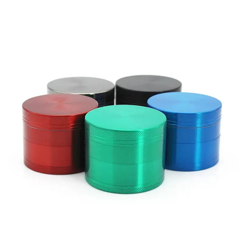 WE PUFF 4 Layers Cute Tobacco Grinder Zinc Alloy Herb Crusher Three Specifications 40/50/63mm Grinders for Smoking Accessories GOOD Vibrations Adult Super Store