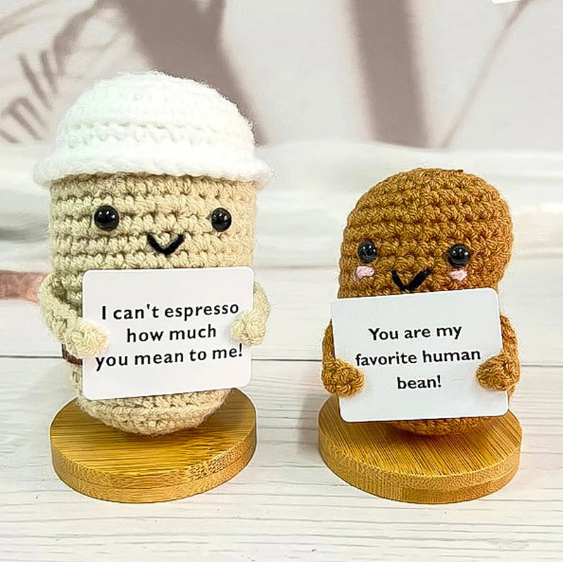 Gifts for Friends Female - Friendship Gifts for Women,Inspirational, Birthday Gifts for Friendship - Funny Friends Crochet Good Vibrations