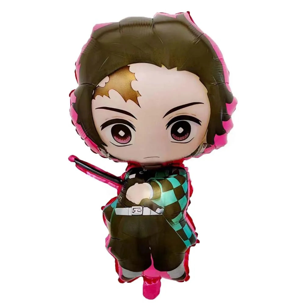 Kimetsu No Yaiba Cake Toppers Demon Slayer Theme Cake Decor For Baby Shower Kids Boys Birthday Party Cake Flag Decorations Good Vibrations
