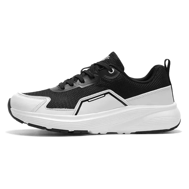 New Men's Wide Women's Shock Absorption Sports Sneakers Comfortable Breathable Mesh Lining Lightweight Rebound Running Shoes Good Vibrations