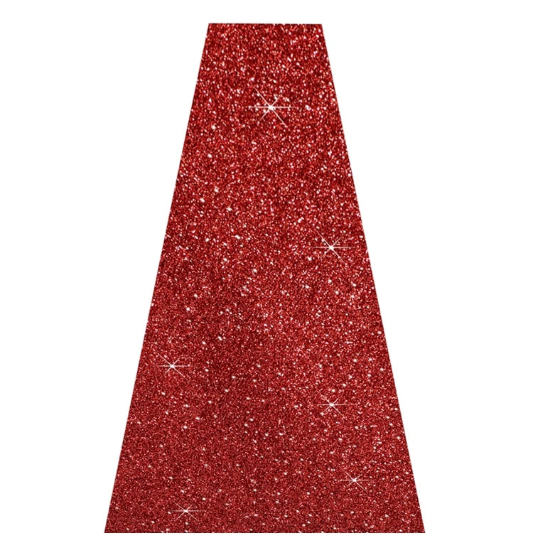 Wedding Aisle Runner Carpet Anti-slip Wedding Golden Carpet Wedding Gold Carpet Ceremony Party Stage Rugs Wedding Carpet Good Vibrations