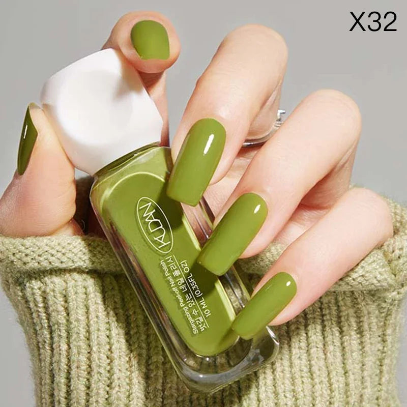 10ml Peel Off Water-Based Starry Nail Polish Fast Drying Long-Lasting Healthy And Brightening Effect No Need Lamp Cure Good Vibrations