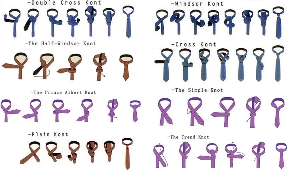 Fashion Men Women Tie Set 10CM 4'' Wedding Accessories Black White Red Blue Gray Yellow Pink Purple Cufflinks Hanky Necktie Sets Good Vibrations