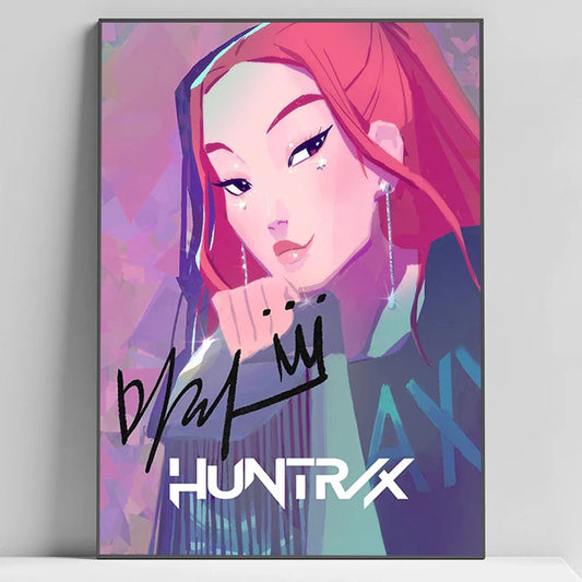 KPop Demon Hunters 2025 Movie Poster Decorative Picture Photos for Living Room Decor Man Paintings on the Wall Decoration Good Vibrations