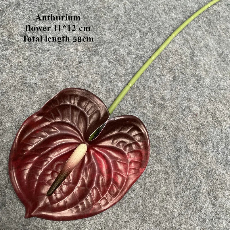Wedding Decor Rose red wine red artificial rose flower row road guide Hydrangea flower silk flower dropshipping Good Vibrations