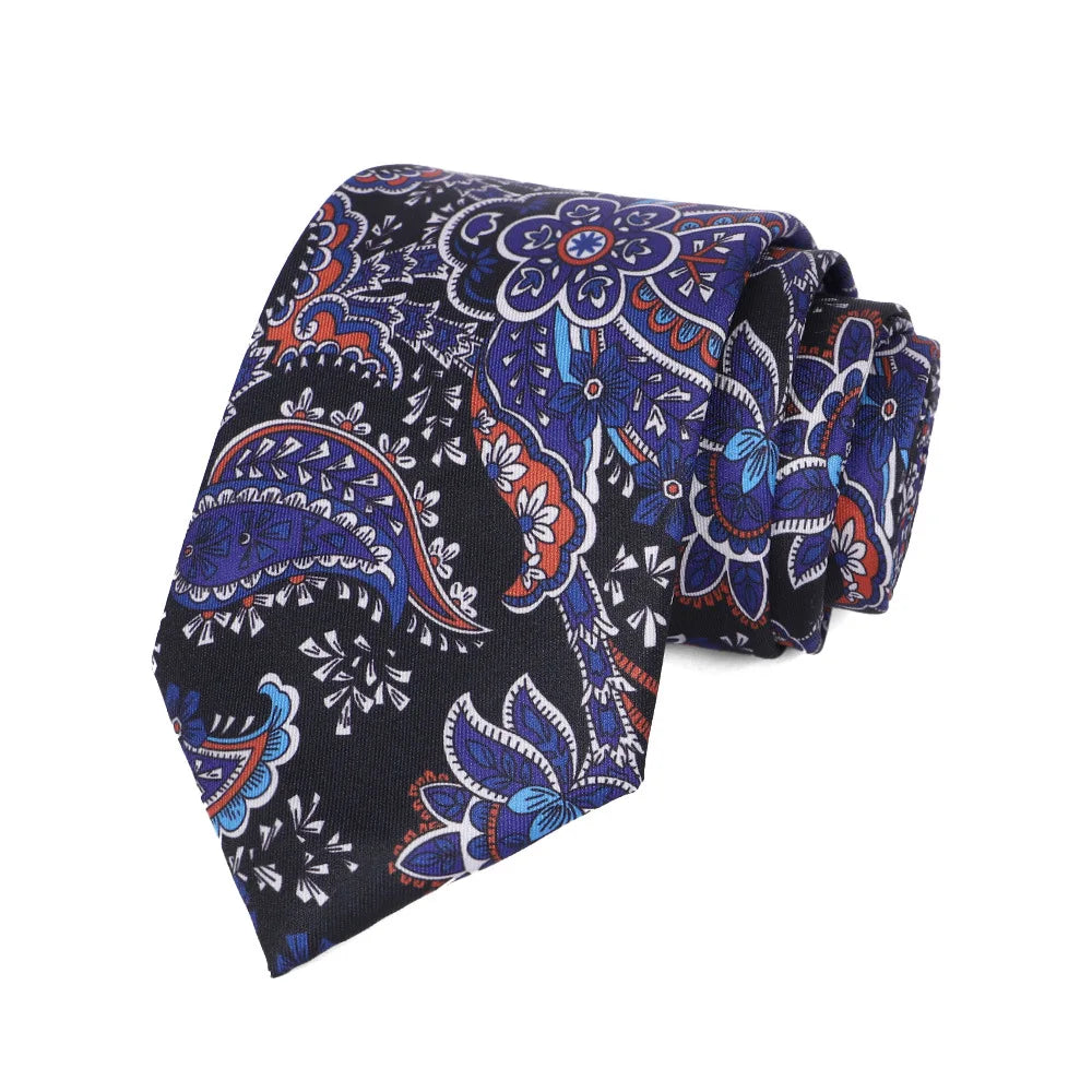 Original Ties for Men Silk Tie Luxury Tie Set Elegant Men's Neckties Wedding Boyfriend Ties for Men 9 Cm LD03 Good Vibrations