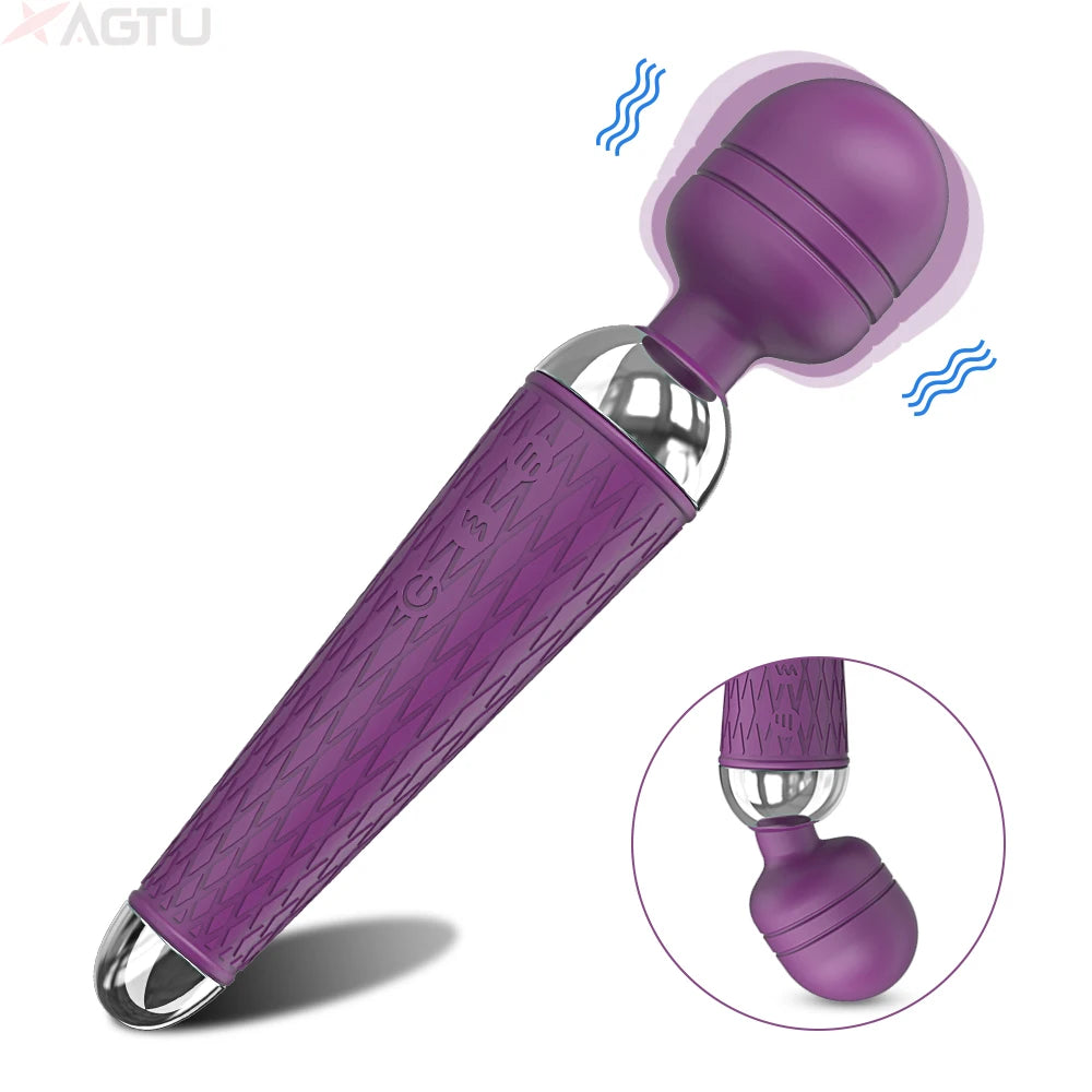 Adult Erotica Products Vibrator AV Magic Wand Female G-spot Massager Vagina Vibrator Masturbation Tools for Women Couple Sex Toy Good Vibrations