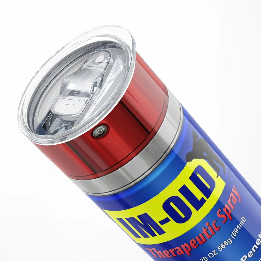 WD40-Dirty Pattern Thermos-Cup 20oz Stainless Steel Insulation Straight Water Anytime Bottle Leakproof Food Grade Travel Mug Good Vibrations Adult Super Store