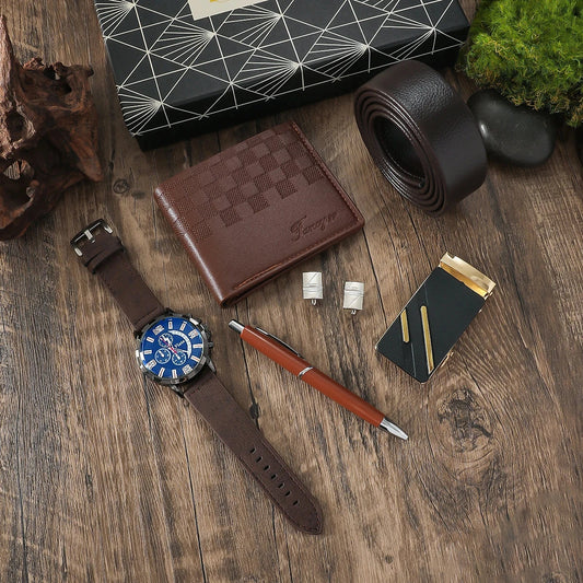 Father's Day gift for men, new business fashion gift box set for boyfriend, memorial day summer new 5 pieces set. Good Vibrations