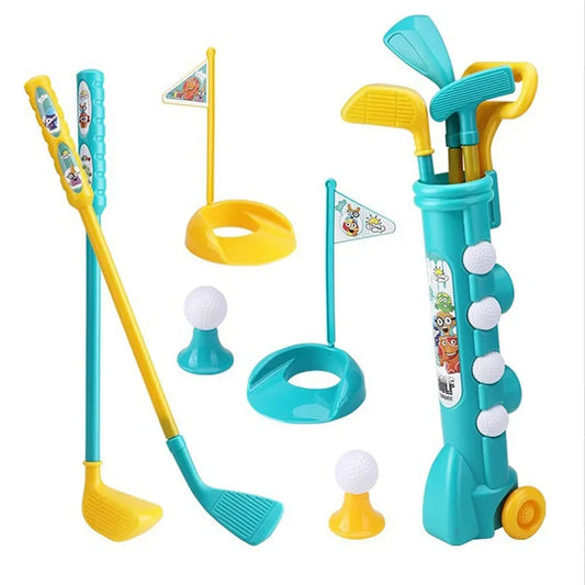 Mini Putter Golf Club Toy Funny Sports Golf Clubs Set Parent Child Educational Activities Outdoor Sports Game Toy Good Vibrations