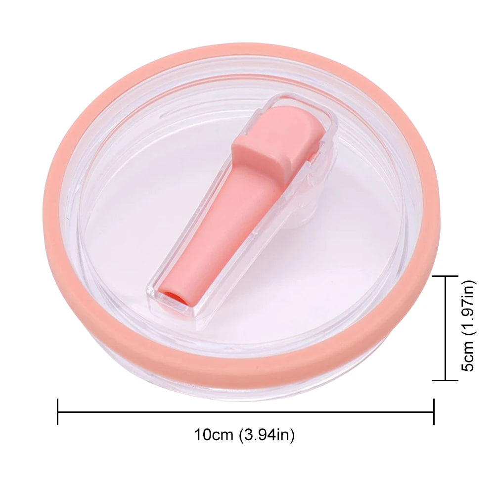 40Oz Tumbler Flip Straw Lid Replacement Spill Proof Resistant Tumbler Lid Reusable Spray Proof Tumbler Cover for stanley Cug Good Vibrations Adult Super Store