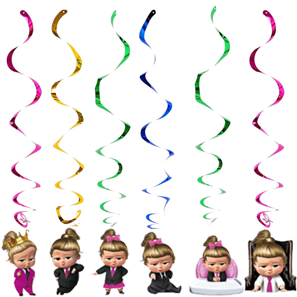 Baby Boy Party Decoration Banner Tableware Supplies Paper Boy DIY Cake Topper Birthday Foil Balloons Kit Accessory Gift Bags Good Vibrations