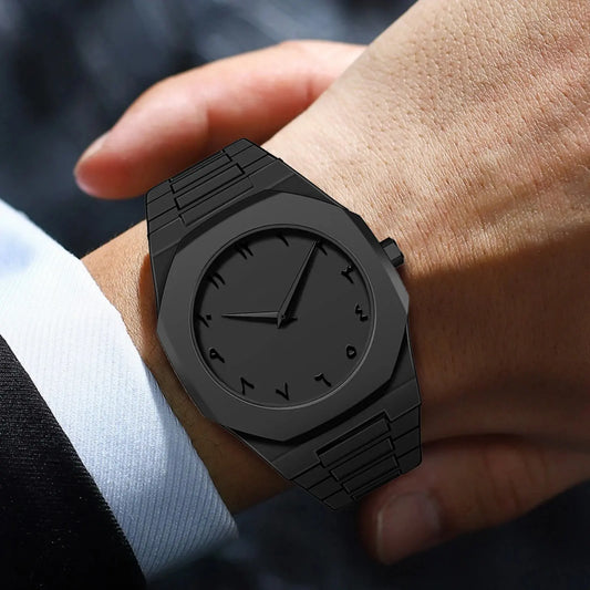 2025 New Modern Simple Creative Sports and Leisure Watch Creative Design Waterproof Quartz Movement Energy Watches Gift for Men Good Vibrations