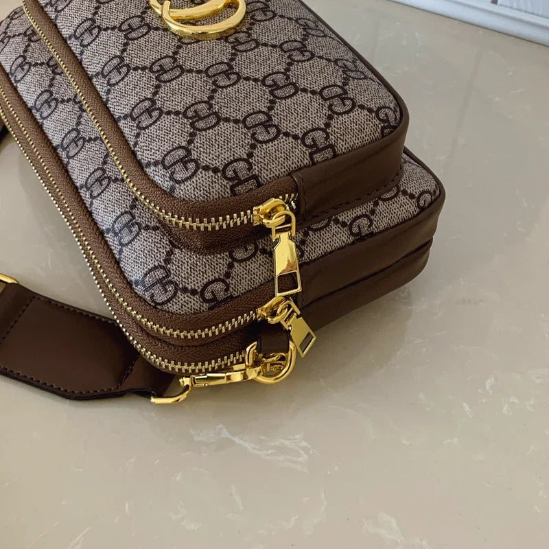Elegant Leather Classic Designer Paris Fashion Large Capacity Tote Bag Solid Color Luxury Women Messenger Purse Good Vibrations