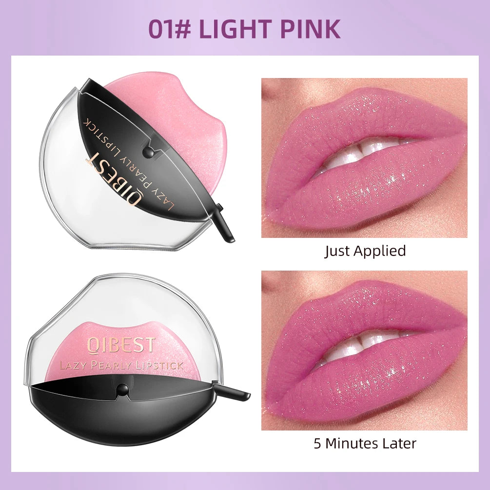 Lip-shaped lipstick seal Sip into makeup lazy blush lipstick Matte makeup effect Moisturizing lip gloss Waterproof non-stick cup Good Vibrations