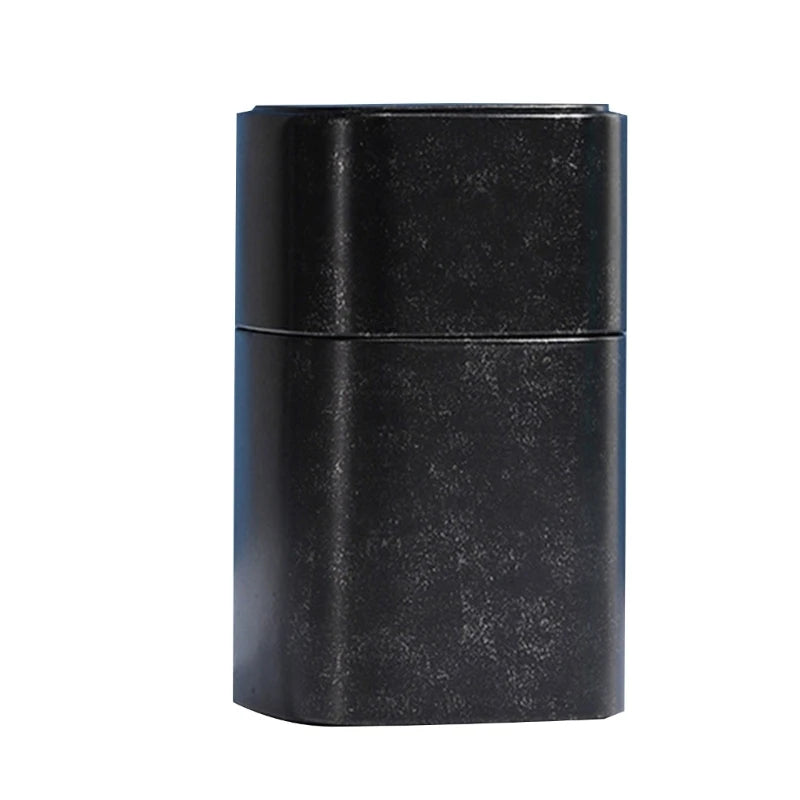 Elegant Tea Stash Jar Durable Metal Container for Herbs Storage Oil Painting Coffee Storage Container Metal Tea Box Can GOOD Vibrations Adult Super Store