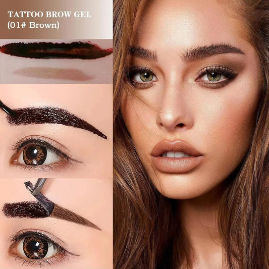 Dyeing Eye Brow Tattoo Tint Peel Off Eyebrow Eyeliner Freckles Dye Cream Waterproof Eyebrow Enhancer Gel Make Up Cosmetic Tool Good Vibrations